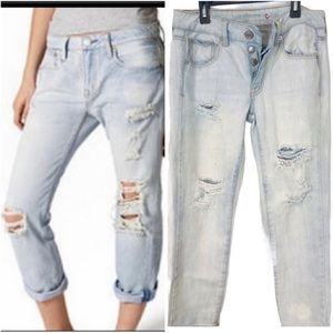 American Eagle boy crop jeans Sz 0